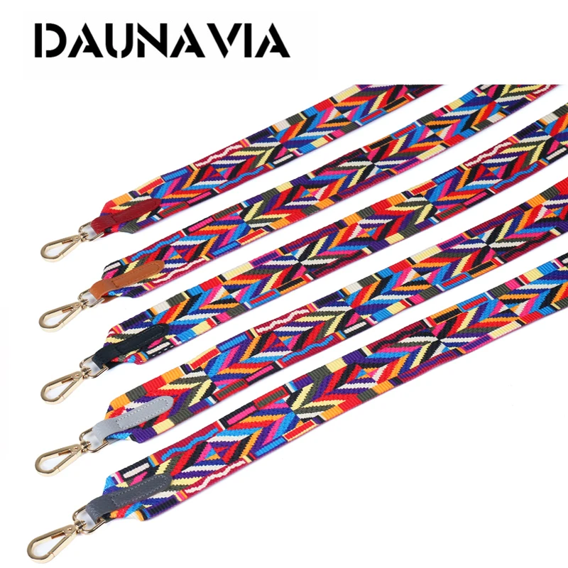 Сумка DAUNAVIA аксессуары ручки для сумок ремешок вы плечо Raibow заклепки сумки кросс