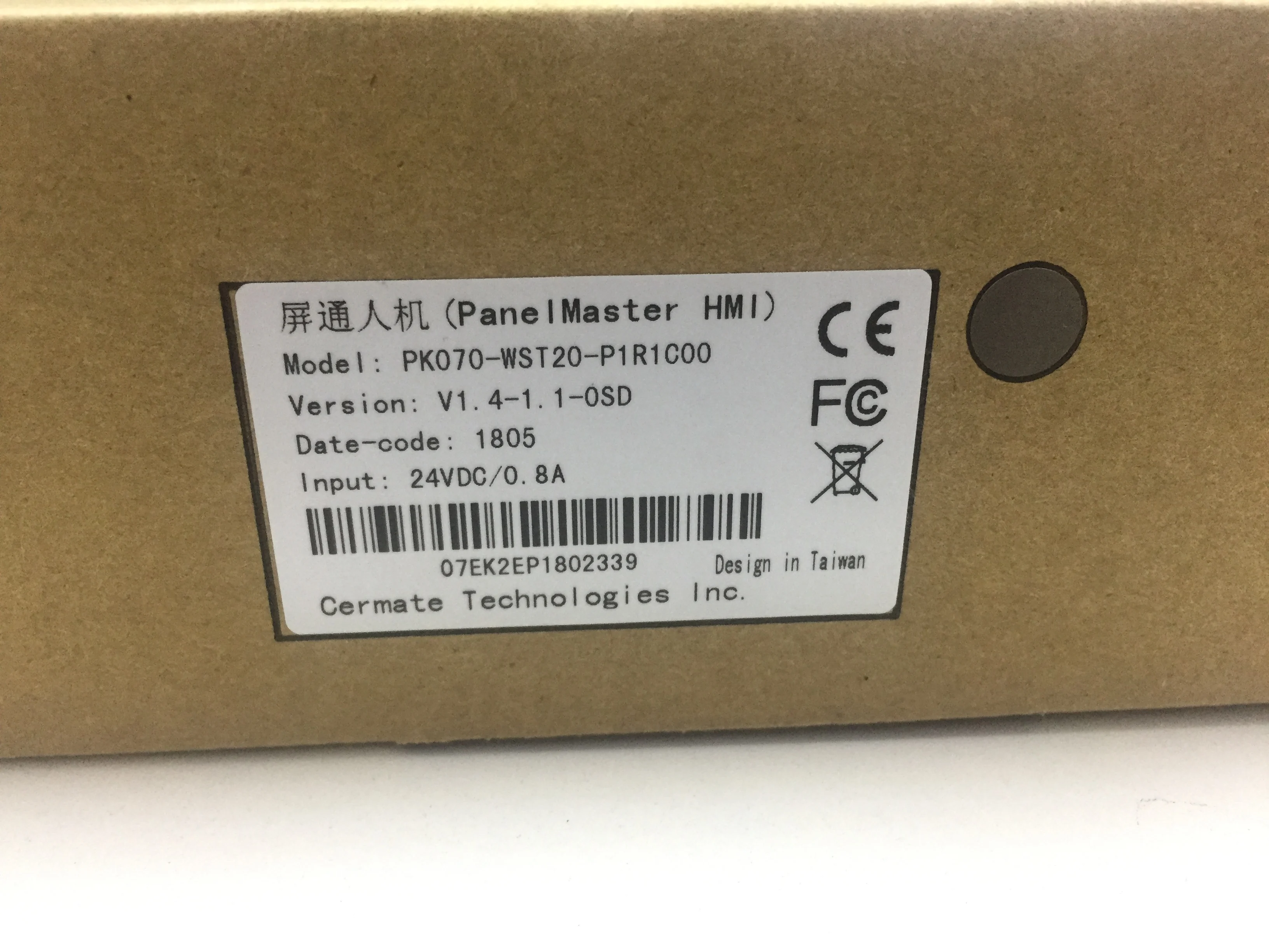 И HMI интерфейс человек-машина панель PK070-20M-T1S