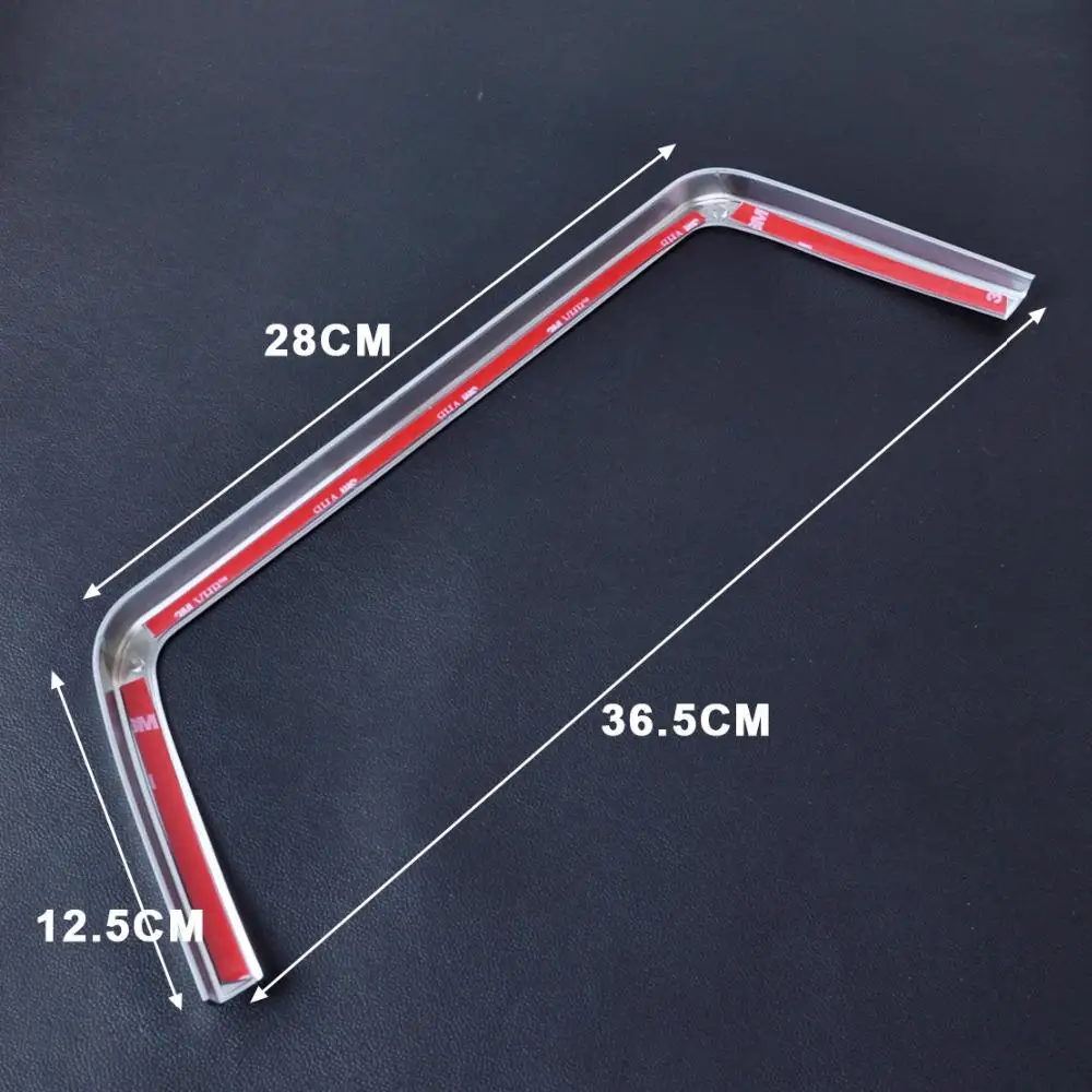 CITALL хромированная панель передней центральной консоли u-образная Накладка для BMW 3 4 серии F30 F31 F32 F34 F36 316 318 320 420 2013