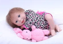 Reborn Baby Doll 3/4 Silicone Vinyl +cloth body Lifelike Toddler Baby Bonecas Girl Kid Bebe Reborn Dolls plush Toys on Xmas BJD Reborn Baby Doll 3/4 Silicone Vinyl +cloth body Lifelike Toddler Baby Bonecas Girl Kid Bebe Reborn Dolls plush Toys on Xmas BJD