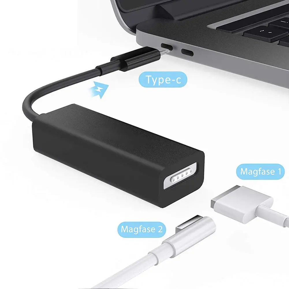 

Adapter For Magsafe 1 2 Female To USB 3.1 Type C Male Converter Cable For Samsung IPad MacBook Pro Ipad Charging Adapter Cable