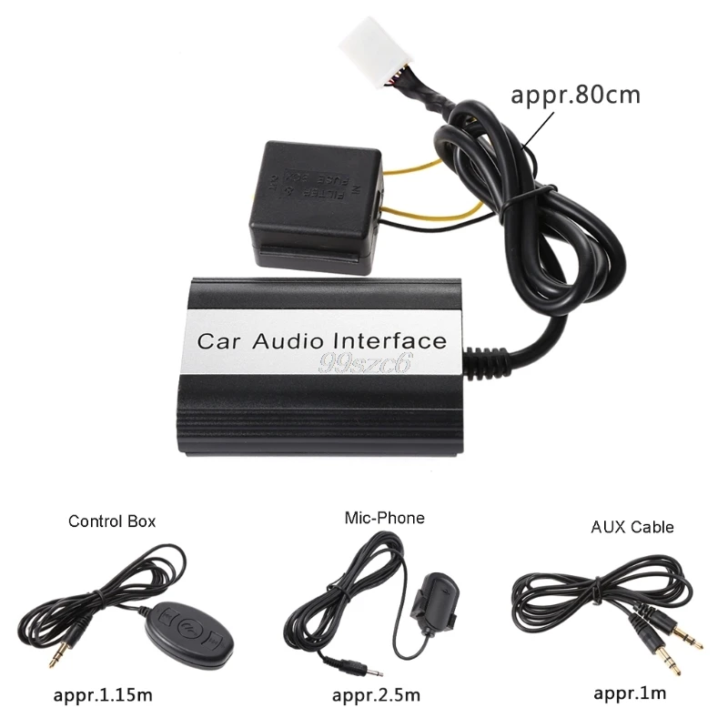 Автомобильные Bluetooth комплекты MP3 AUX адаптер Интерфейс для Toyota Lexus Scion 2003-2011 Junn12 Прямая поставка