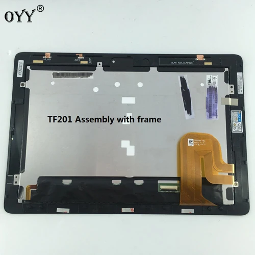 HSD101PWW2 ЖК-экран кодирующий преобразователь сенсорного экрана в сборе с рамкой для Asus Transformer Pad TF201 TCP10C93 V0.3 vesion - Цвет: tf201 Assembly
