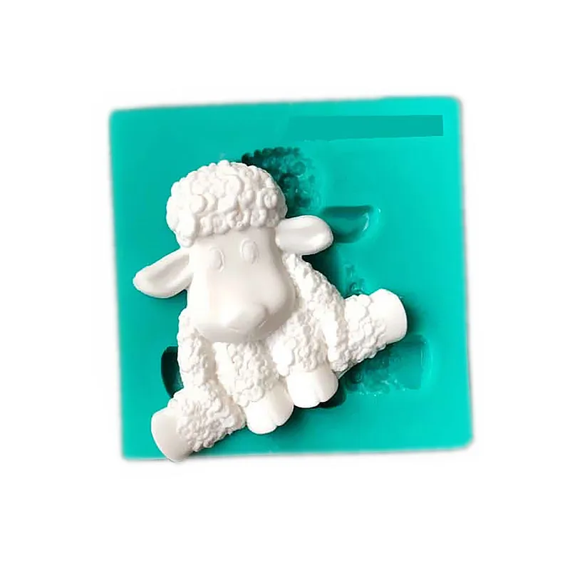 

Sheep Shape Fondant Cake Silicone Mold Pastry Chocolate Mould Candy Biscuits Molds Ice Cube Soap Baking Cake Decoration Tools