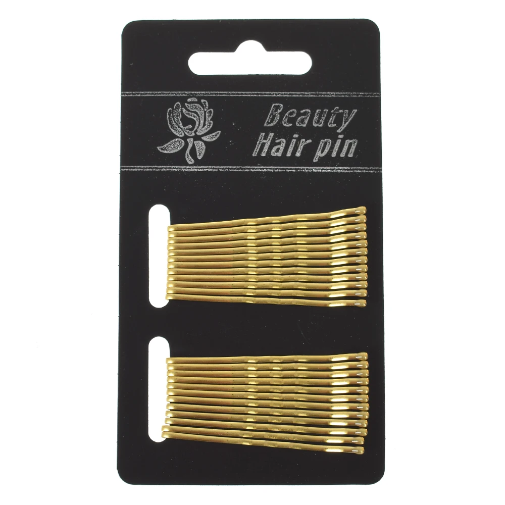 24pcs hair pins no hurt for hair black gold daily use bobby pins wave hair clips classic simplicity hair accessories DIY Tool - Image 2
