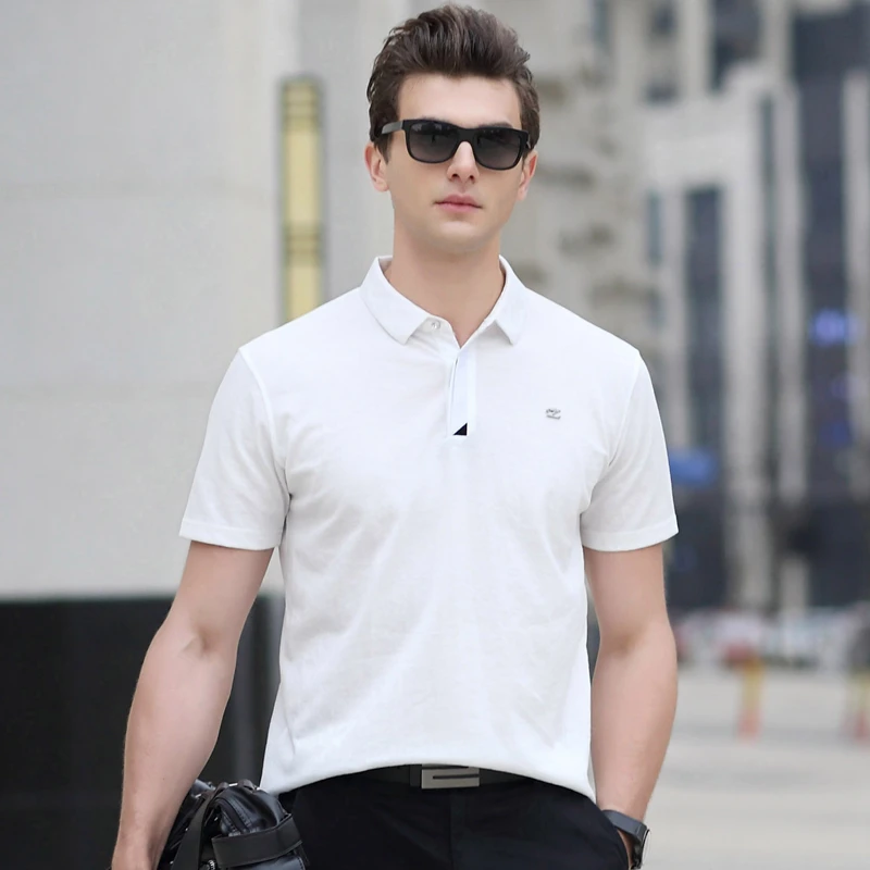 Buy Summer men's clothes Business Casual polo shirt