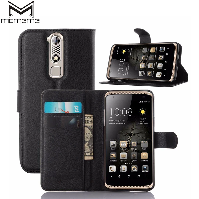 

For ZTE Axon Mini 5.2 Inches Case Wallet Style PU Leather Case For ZTE Axon Mini With Stand Function and Card Holder 9 Color