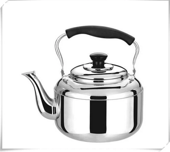 Free Shipping 4.0L Large Camping Stainless Steel Water Kettle Metal Tea