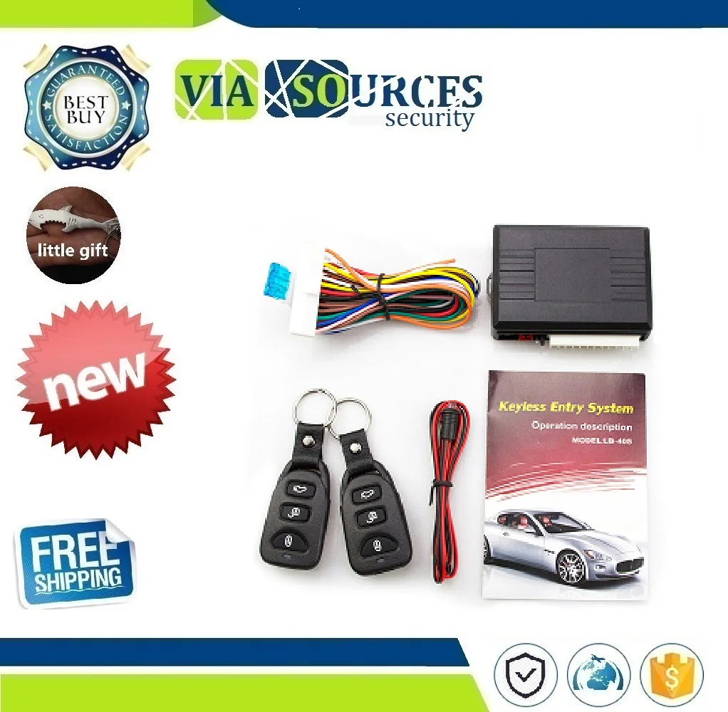 

Universal Car Alarm Systems Auto Remote Central Kit Door Lock Keyless Entry System Central Locking With Remote Control