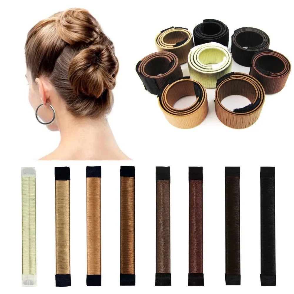 

Magic DIY Women Hair Bun Maker Styling French Twist Donut Bun Hairstyle Tool