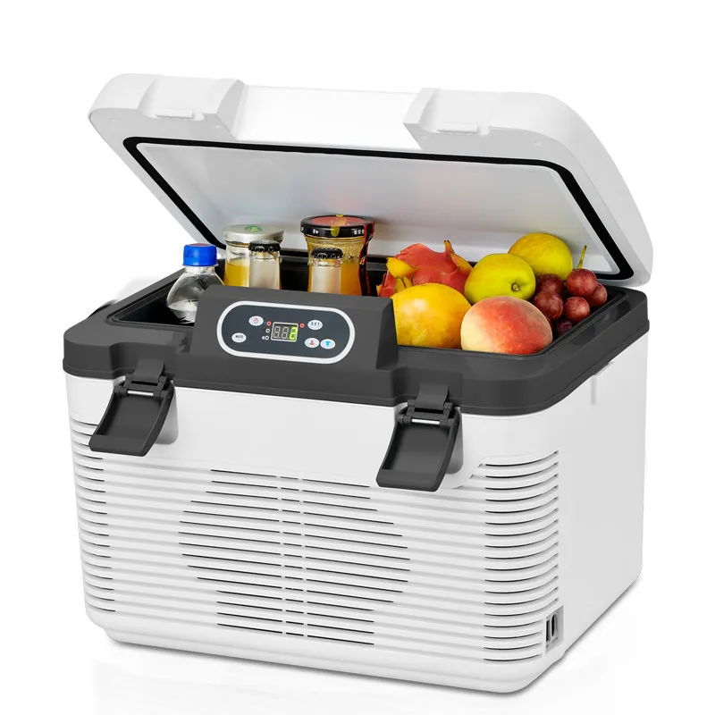 

19L Dual Core Vehicle/Household Refrigerator Mini Refrigerator Portable Refrigerator Small Household Dormitory Refrigerator