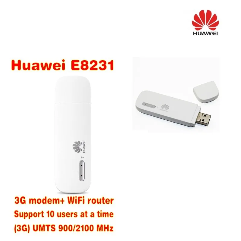 HUAWEI E8231 Разблокированный Мобильный Wi Fi HSPA + 21 Мбит/с 3G WiFi модем роутер