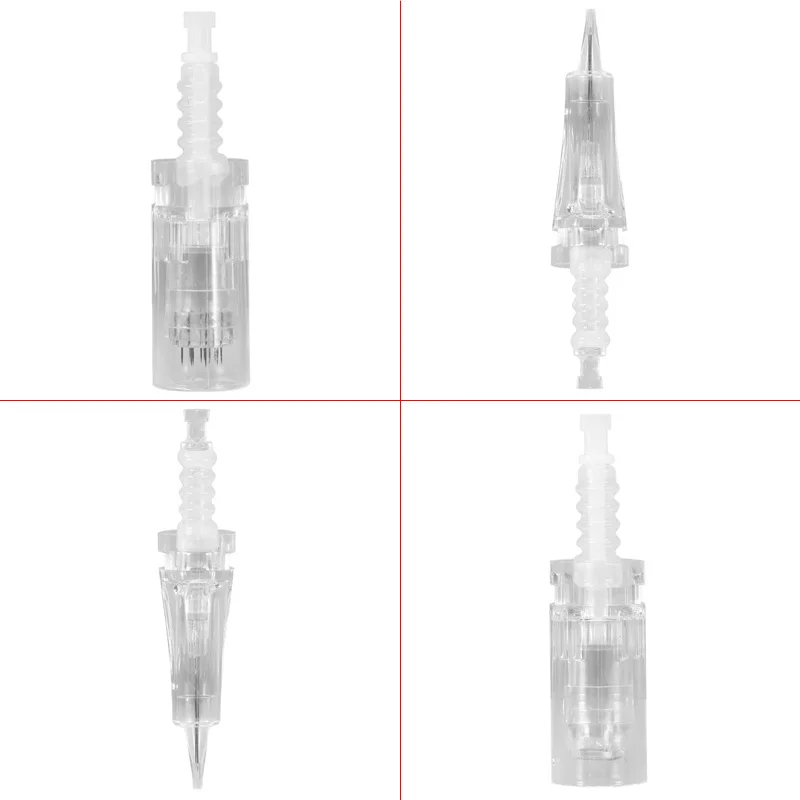 Для электрического авто микро иглы ручка уплотнение картридж 10 шт. бровей татуировки роторный макияж Перманентная игла иглы нано советы 13 типов