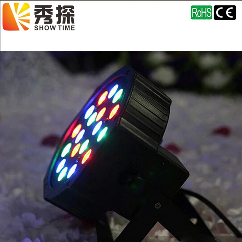 

High Quality 18 Led Par Stage Light LED RGB DMX 512 7CH Mini Par Led Lighting For Club Dj Show Home Party