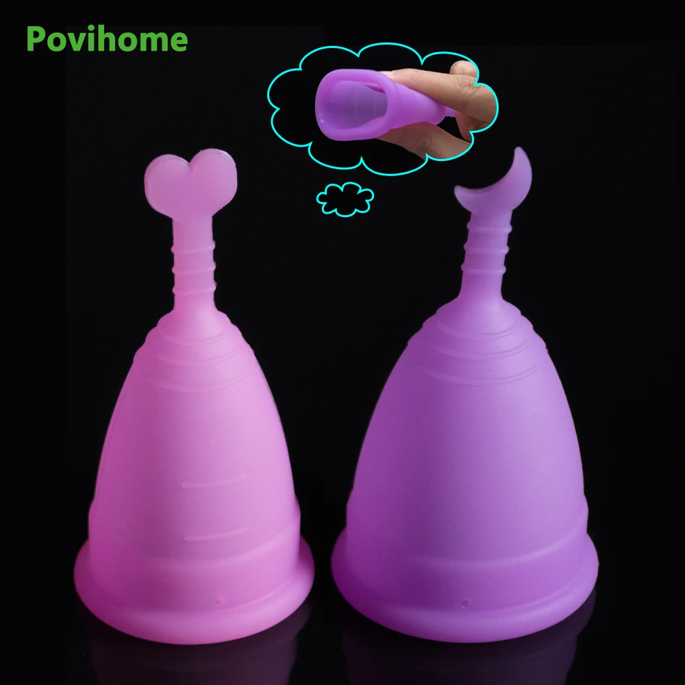 

2Pcs Medical Silica Gel Menstrual Cup Can Be Wholesale Reusable for Women Health Silicone Menstrual Cup Heath Cups D1032
