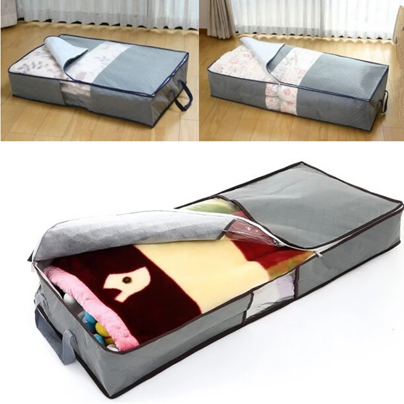 Safebet 70l Non Woven Family Underbed Cloth Quilt Divider Save Bag Safebet 70l Non Woven Family Underbed Cloth Quilt Divider Save Bag Household Storage Organization Bo Bins Transpa In Bags From Home