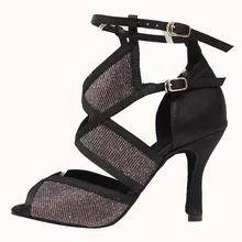 Профессиональная обувь для латинских танцев; женская Обувь для бальных танцев; обувь для сальсы; каблук 8-10 см