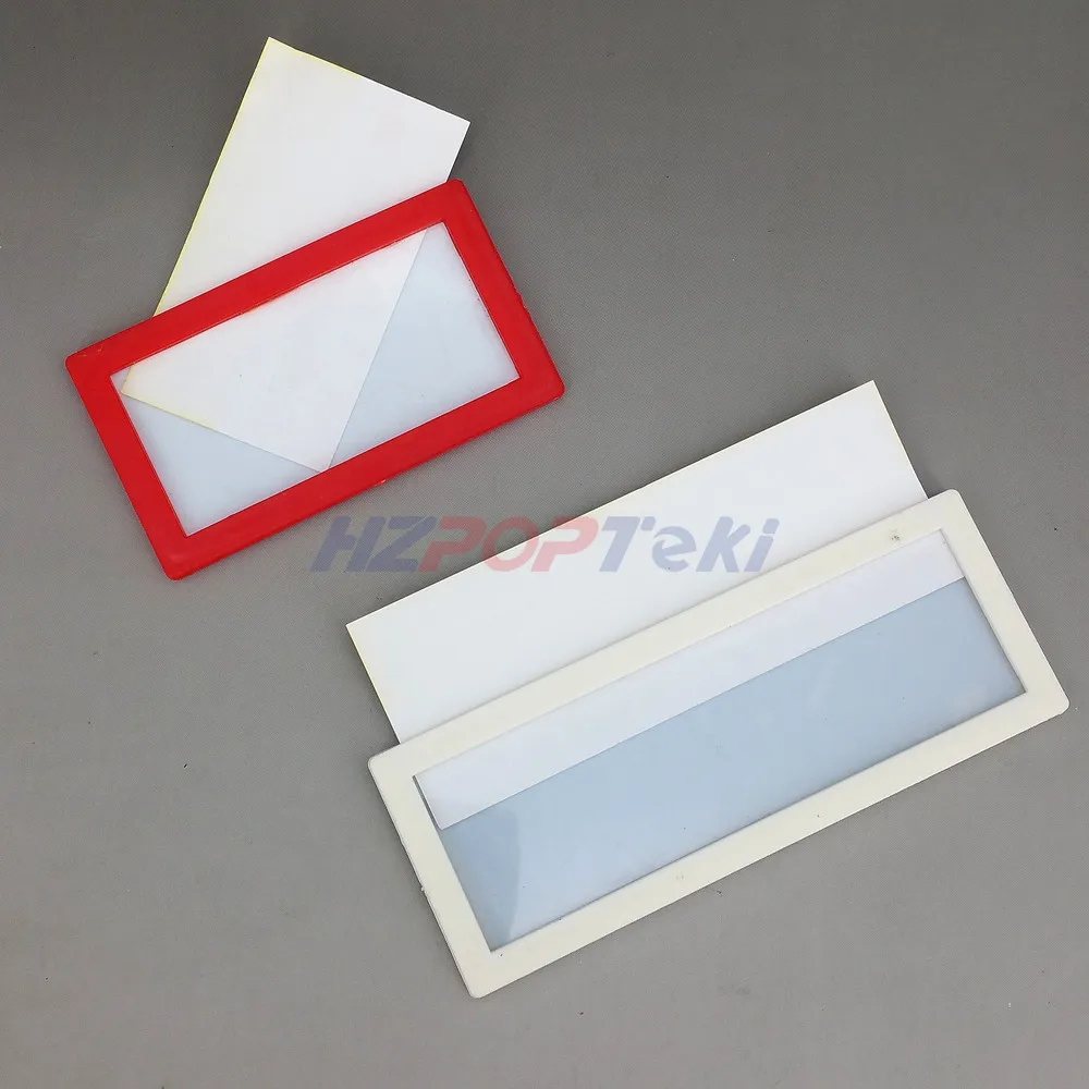 Plastic POP Paper Sign Frame Holder Card Label Display Show Case Magnetic Sticky Retail Store Shelf Promotion 1Pack