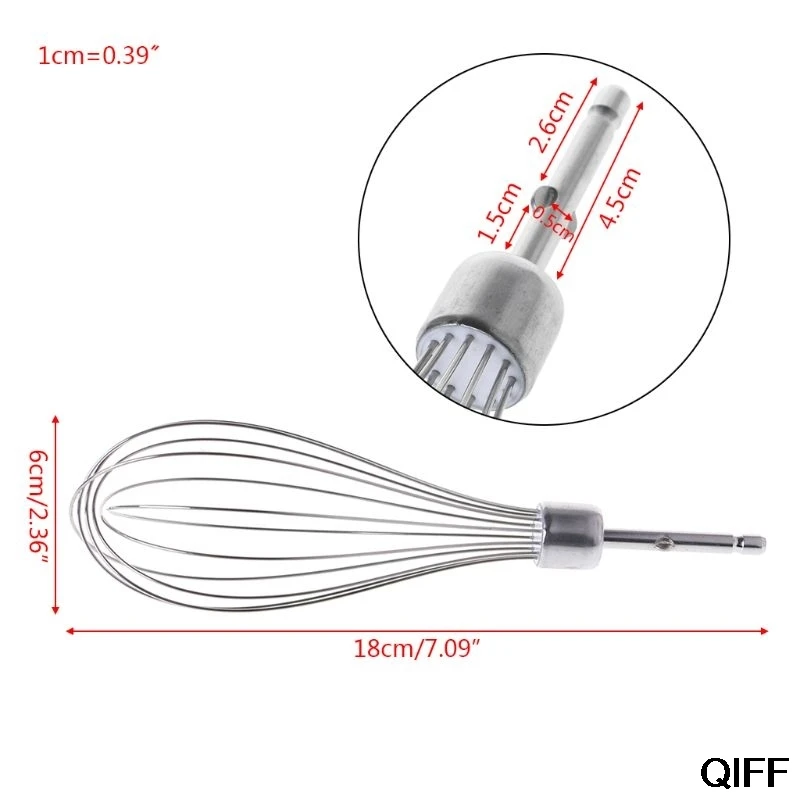 Электрический взбиватель яиц аксессуары взбиватель миксер венчик из нержавеющей стали кухонный инструмент May06