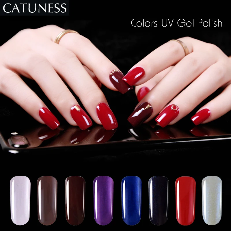 CATUNESS DIY Poly Gel Design Nail Varnish Lasting UV LED Paint Lacquer Pure 29Colors Polish Soak Off Lucky | Красота и здоровье