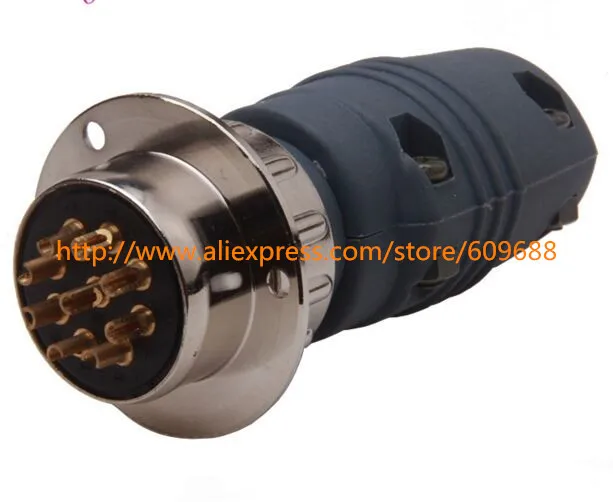 

Аксессуары для проволочного фидера, Электрический строительный 9-контактный изоляционный бакелитовый материал, авиационный разъем