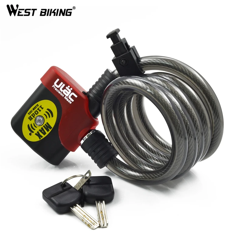 WEST BIKING AL 3P 110 DB Louder Electronic Bike Alarm MTB Bicycle Chain