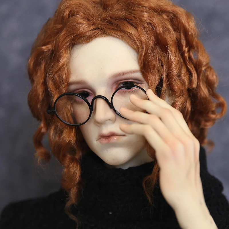 

BJD SD Metal retro round frame aristocratic gentleman bachelor glasses Three colors to choose from 1/3 1/4 1/6 dolls