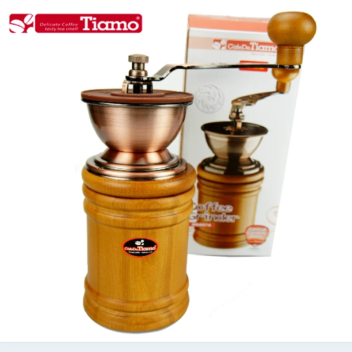 Log tiamo hand grinder hg6074 ceramic core hand coffee grinderin