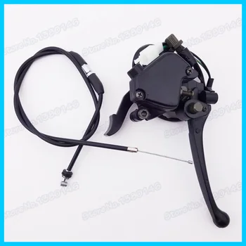 

Gas Throttle Cable & Double Brake Lever With Thumb Throttle Accelerator For Chinese 50cc 70cc 90cc 110cc 125cc Kid Mini ATV Quad