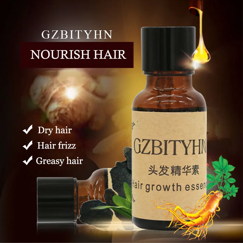 

20ML Hair Growth Essence Hair Loss Treatment Liquid Dense Natural Pure Origina Essential Oil @ME88