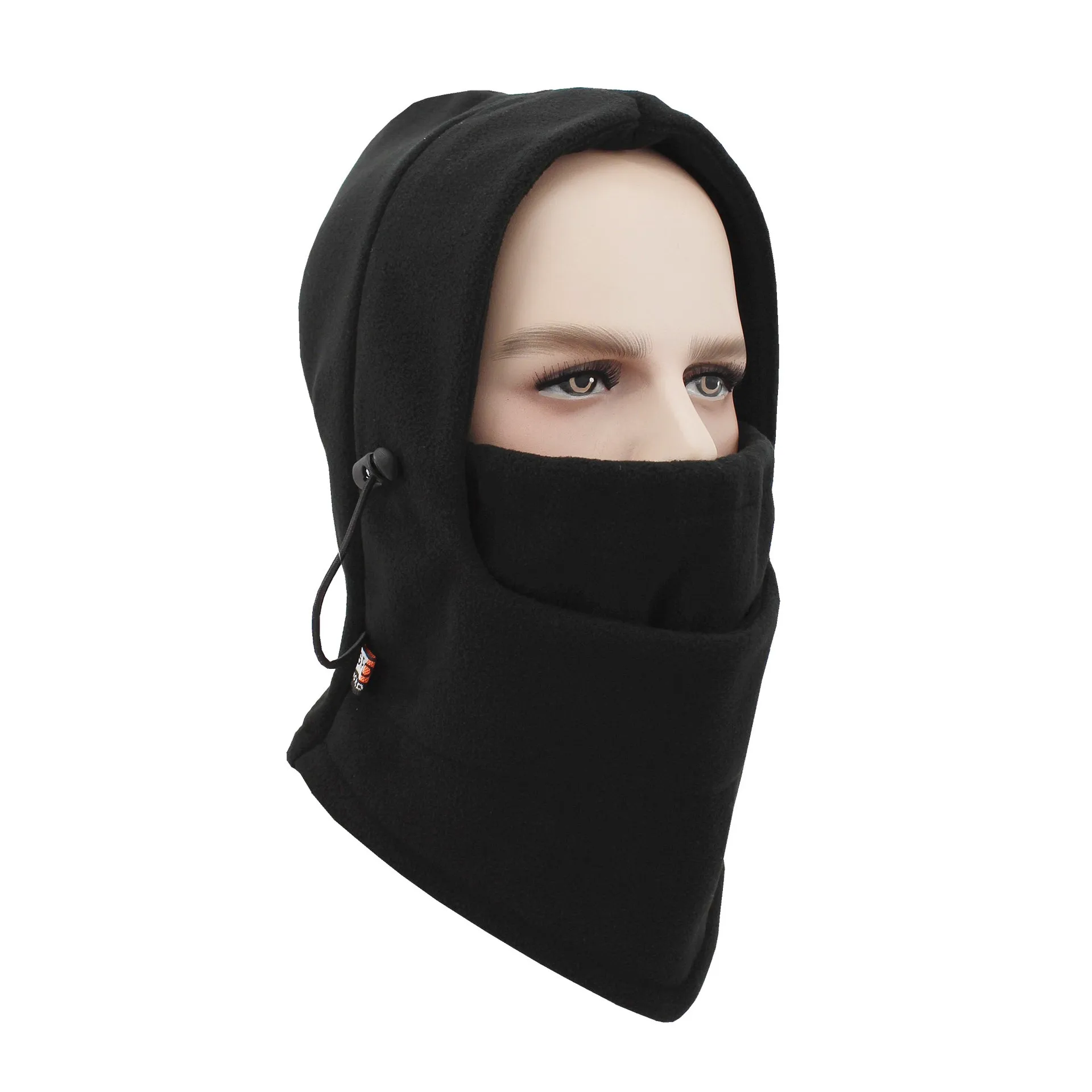 Men Women Winter Hat Fleece Balaclava Full Face Skull Mask Black Beanie ...