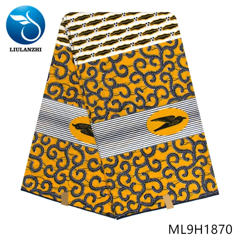 LIULANZHI нигерийская восковая ткань s Высокое качество африканская настоящая восковая ткань для платья 6 ярдов восковые принты ткань ML9H1870-ML9H1894