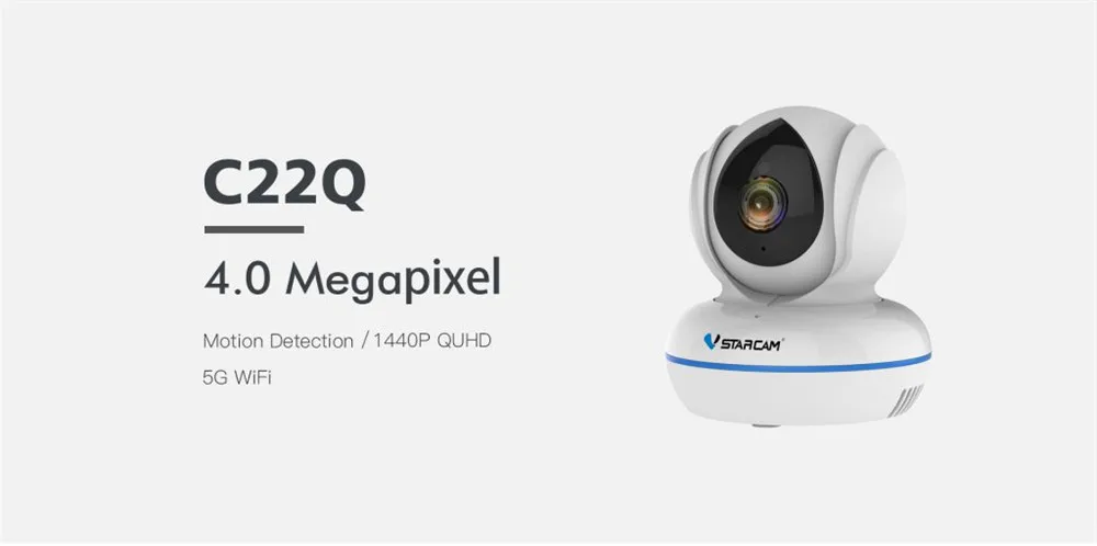 Vstarcam C22S/C22Q 2MP/4MP 1080 P P2P беспроводная PTZ камера обнаружения движения IP камера