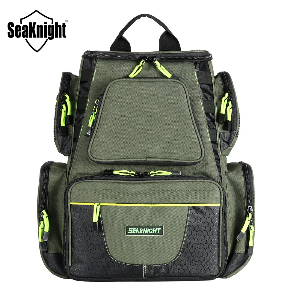 

SeaKnight SK004 Fishing Bag 7.5L 25L Multifunctional Waterproof Outdoor Backpack Reel Lure Storage Bag with 4 Fishing Box