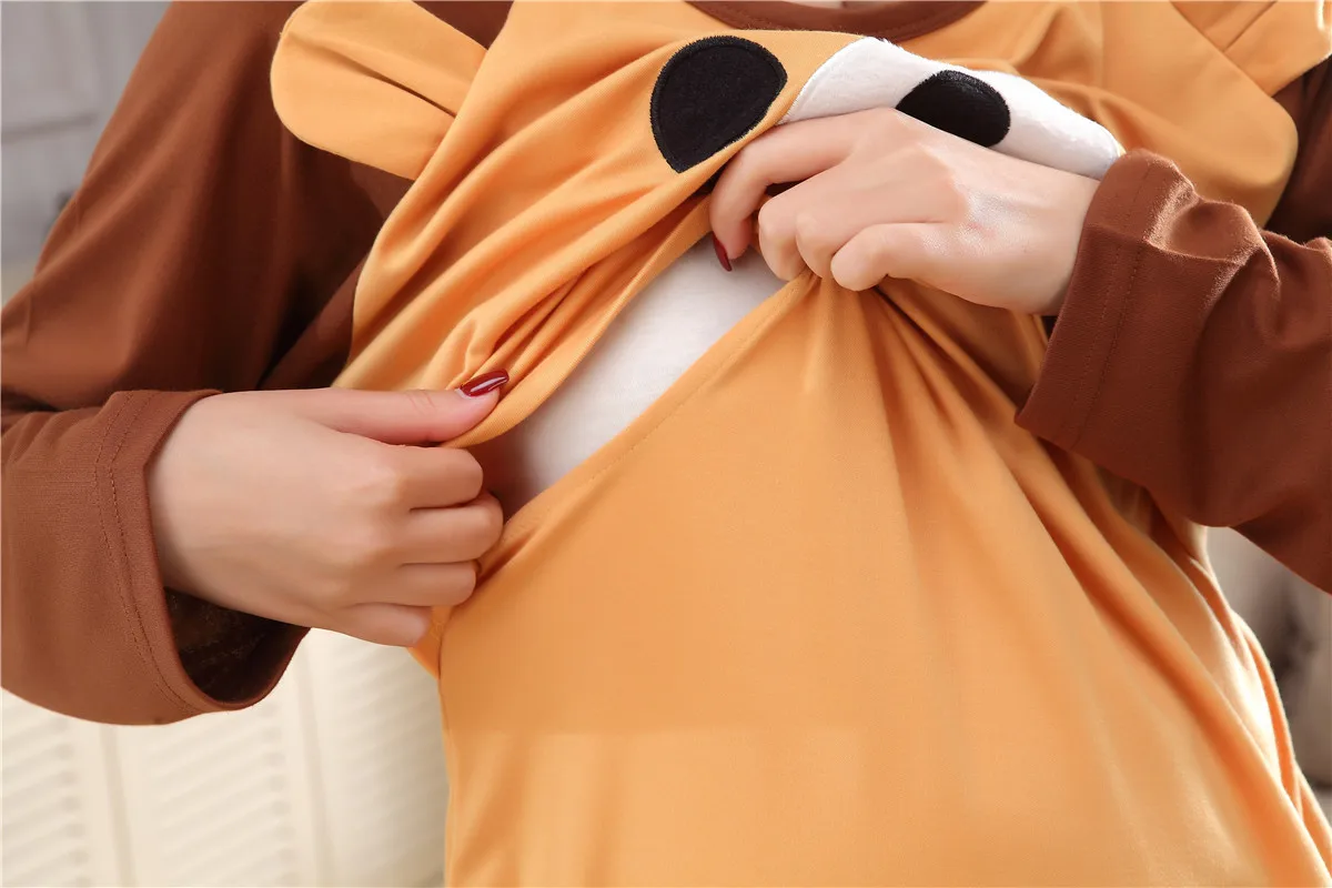 Демисезонный полноценно Средства ухода за кожей для будущих мам пижамы Lounge Наборы для ухода за кожей кормящих Топы+ штаны Грудное Кормление пижамы Одежда для беременных Для женщин