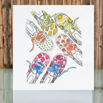 

Dolce Vita Clear Stamps Cute Shoes Transparent Silicone Stamp Seal for DIY Scrapbooking photo album supplies