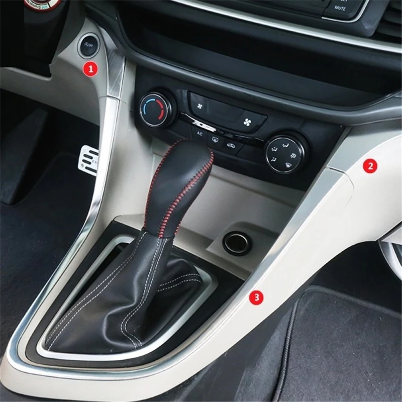 

Modified Chromium Control System Cup Gear Interior High-grade Car Styling Accessory Covers 15 16 17 18 19 FOR Buick Excelle GX