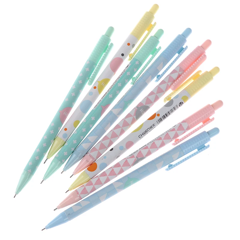 2pcs Candy Color Mechanical Pencil Automatic Pens Kawaii Stationery Cute