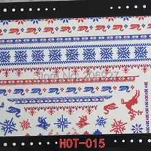 2 шт. hot015 c Книги по искусству Ун Дизайн ногтей воды Наклейка ногтей Вода перевода Стикеры