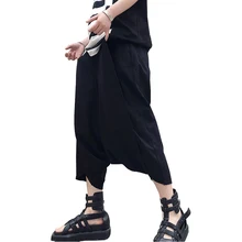 Летние мужские японские Дарт Вейдер шорты тьма Оуэн Готический повседневные Ro Draperd шаровары Высокая уличная мода Короткие