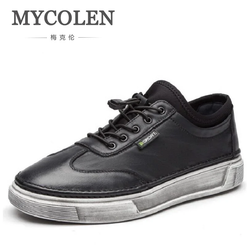 

MYCOLEN New Arrival Popular Men Casual Shoes Lace Up Men Flats Men Shoes Comfortable Lightweight Soft Shoes Heren Schoenen