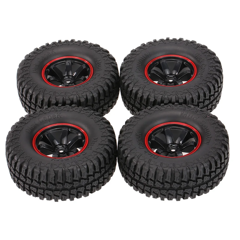 

4Pcs for AUSTAR AX-3020C 1.9 Inch 103mm 1/10 Scale Tires with Wheel Rim for 1/10 D90 SCX10 CC01 RC Rock Crawler