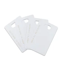 20 шт 125 кГц EM4100 контрольная карта для брелоков Новые RFID ID Card брелки электронные ключи безопасности брелки для ключей только узнать размер отверстия 20*10 мм