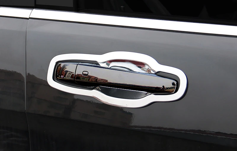 Car Styling 8PCS ABS Chromed Exterior Car Door Handle