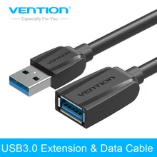 Vention Удлинительный Кабель USB 3,0 кабель для мужчин и женщин кабель для передачи данных USB 3,0 удлинитель шнур для компьютера USB удлинитель