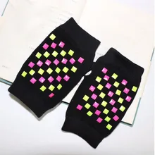 5 шт./лот черный rivetSexy диско танцевальный костюм Удлиненный свитер без пальцев Короткие готические панк-перчатки