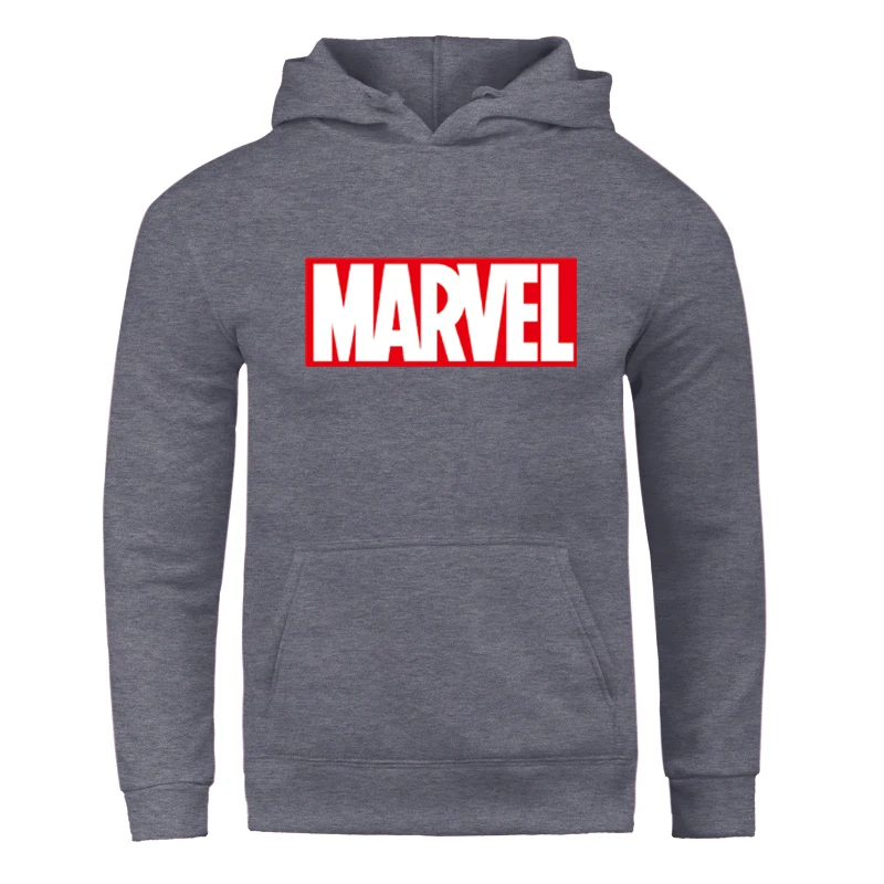 

2018 Hoodies Hombre MARVEL Letter printing Sudaderas Hip Hop Mens Brand Hooded pullover hoodies Sweatshirt Slim Fit Men Hoodie