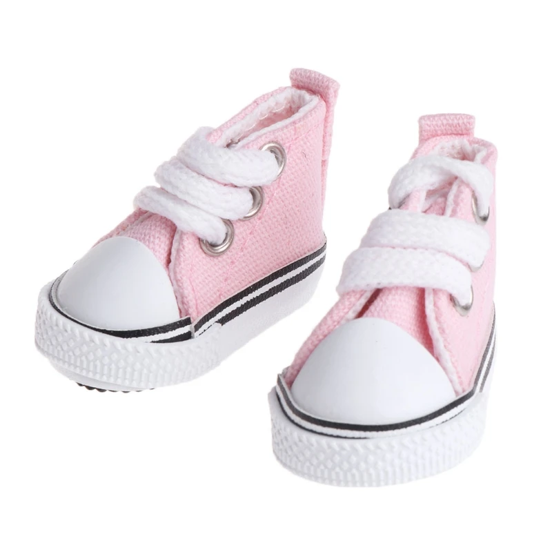 

2018 5cm Doll Shoes Accessories Canvas Fashion Summer Toys Mini Sneakers Denim Boots Oct22_A