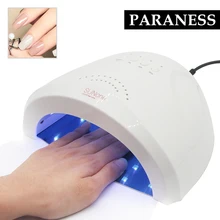 Paraness сушилка с USB светом профессиональный светодиодный световая лампа для ногтей 48 Вт УФ светодиодный светильник Сушилка для ногтей белый для маникюра художественные инструменты