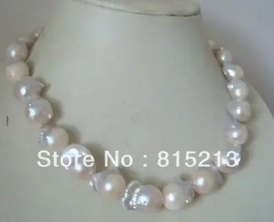

ddh00458 huge 20mm natural Australian south sea white pearl necklace